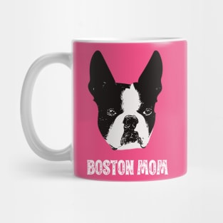 Boston Bull Terrier Face Mug